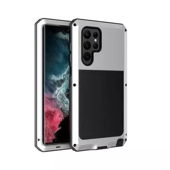 Металлический противоударный чехол для Samsung Galaxy S22 Ultra Plus, прочный защитный противоударный чехол для телефона Fundas Coque For S22Ultra 6.8inch