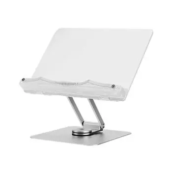 Metal Book Stand Reading Book Holder Adjustable Tablet Laptop Bracket Reading Pad Support Board Multi Functional