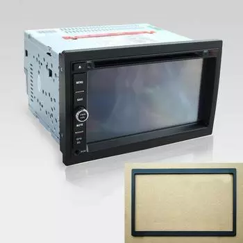 Metal Car Audio Frame Bezel Trim 1pc Bezel For Car Radio DVD Player High Quality