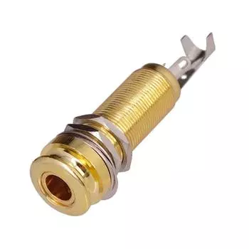 Metal Guitar Socket Strap Lock Socket High Sensitivity золотой