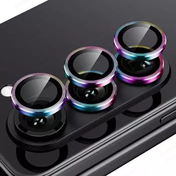 Металлическое кольцо для объектива Fold 5 Защитная задняя камера для Samsung Galaxy Z Fold 6 Z Fold 5G HD Стеклянный чехол-крышка Защитная крышка For Samsung Z Fold 6