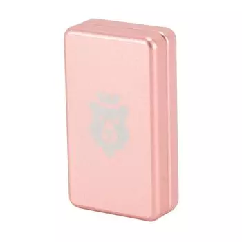 Metal Push Card Slider Toy Stress Anxiety Relief Aluminum Alloy Meditation Haptic Slider for ADD розовый