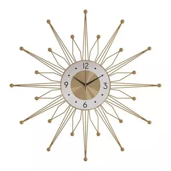 Металлическая рамка Sunburst настенные часы настенные подвесные часы бесшумные