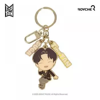 Металлический брелок TinyTAN SUGA