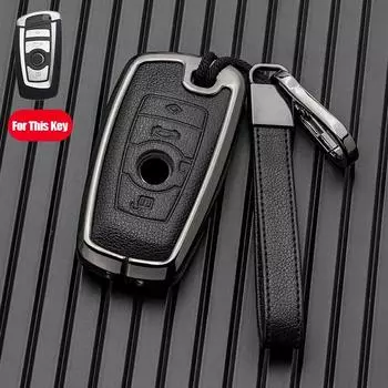 Металлический чехол для ключей от машины для BMW 520 F10 F30 F18 118i 320i 1 3 5 7 серии X3 F25 X4 M3 M5, брелок, сумка, держатель для аксессуаров