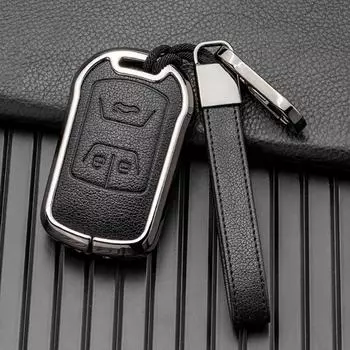 Металлический корпус ключа для Chery Arrizo 5 Plus, Ozawa Arrizo GX, Arrizo 7e, Tiggo 5 null коричневый/серебряный