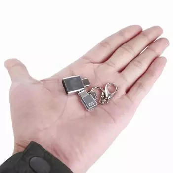 Металлический Micro USB 2.0 Female to USB 3.1 Type C Male Converter USB-C OTG Adapter