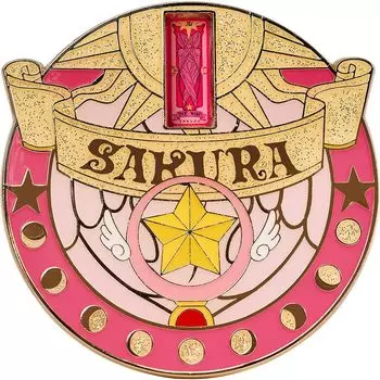 Металлический значок Cardcaptor Sakura 25th Anniversary Star Key