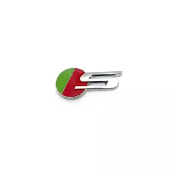 Металлический значок на решетку радиатора гоночного автомобиля для F-PACE F-TYPE E-PACE XE XF XJL RS Sport, эмблема, наклейка с логотипом, аксессуары S Badge Sticker