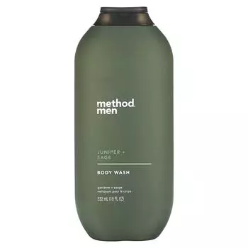 Method, Men, гель для душа, можжевельник и шалфей, 18 жидких унций (532 мл)
