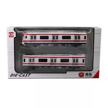 Metro Transit Rail Trains Model Toy Set With Light Sound Effects For Kids Gift