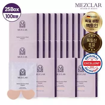 Эксклюзивные патчи Mezcla Patch Outdoor, 25 коробок (100 порций), 25 штук