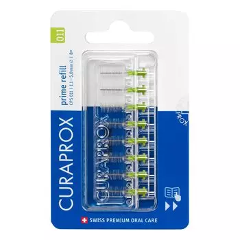Межзубная щетка Curaprox CPS 11 (зеленый) 8 заправок