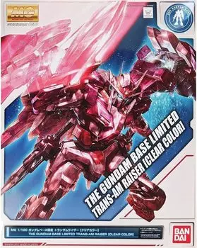 MG 1100 Gundam Base Limited Trans Am Riser [прозрачный цвет] Мобильный костюм Gundam OO (Двойной О)