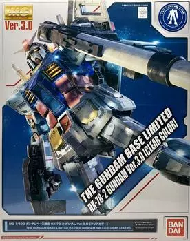 MG 1/100 Gundam Base Limited RX-78-2 Gundam Ver.3.0 [Прозрачный цвет] Мобильный доспех Гандам