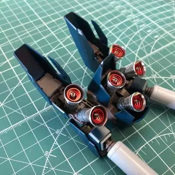 MG Mobile Suit Gundam NT Sinanju Stein Metal Vernier Set 1/100 (Повествование Вер.) (Серебряный + Красный)