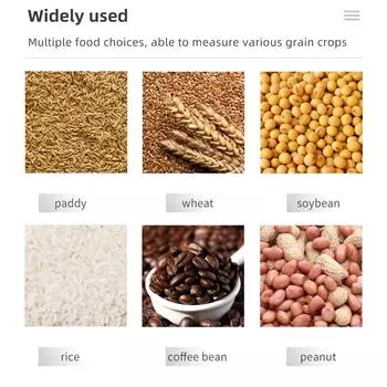 MG-pro Smart Grain Moisture Meter для 25 видов кукурузы, риса, пшеницы, арахиса, кофейных зерен, гороха, гигрометр, тестер влажности чёрный