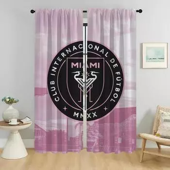Miamies Blackout Curtains for Living Room Curtain Tulle for Bedroom Kitchen Curtains 2 Pieces Shades Halloween Decoration Camera W50xH70cmx2pcs-CL