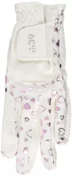 Mic Golf 39 FIT39 Gloves Left Hand Worn Heart Pink S Size (MIC GOLF) Women s MGF-220N (Right Handed)