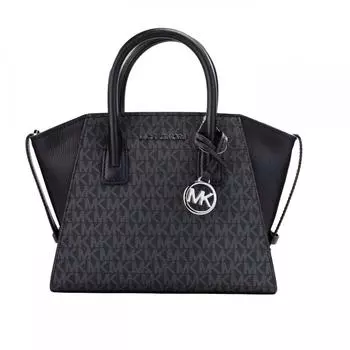 Michael Kors Avril Маленькая кожаная сумка-портфель из ПВХ с молнией сверху Сумка через плечо Женский кошелек мульти