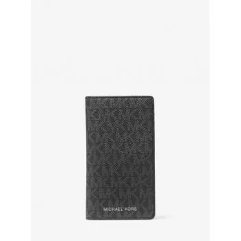 Michael Kors Чехол для карт Cooper Bifold Mk Signature 36f3cold1b1 черный F