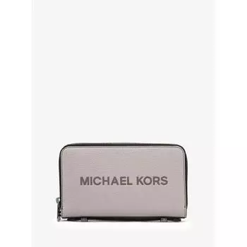 Michael Kors Cooper 36f4lcon8l35 Кошелек-кошелек для денег, жемчужно-серый F
