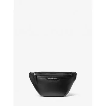 MICHAEL KORS COOPER КОЖАНАЯ СЛИНГ-СУМКА МАЛЕНЬКАЯ 37T4LCOY1L1 ЧЕРНАЯ