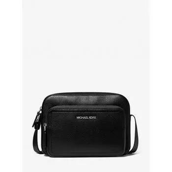 MICHAEL KORS COOPER PEBBLE LEATHER UTILITY CROSSBODY 37F4LCOC6L1 ЧЕРНЫЙ F