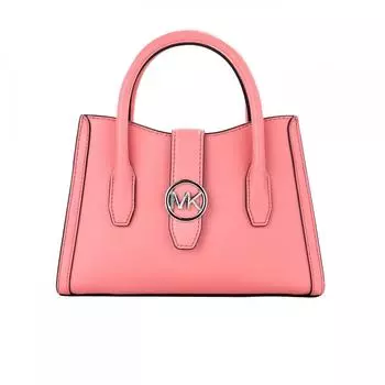 Michael Kors Gabby Маленькая чайная роза из искусственной кожи с верхом на молнии Женская сумка через плечо мульти