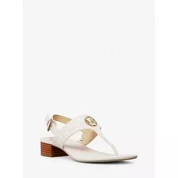 Michael Kors Hannah Thong Sandals 49s5hnfs2b150 Vanilla 6
