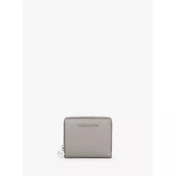Michael Kors [Japan Limited] Кошелек JET SET TRAVEL с подвеской-молнией, средний, 35R4STVF2L35, жемчужно-серый F