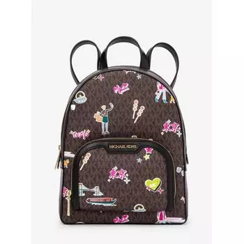 Michael Kors [japan Limited] Tokyo Jaycee Zip Pocket Backpack Large 35f4g8tb2v200 Brown F