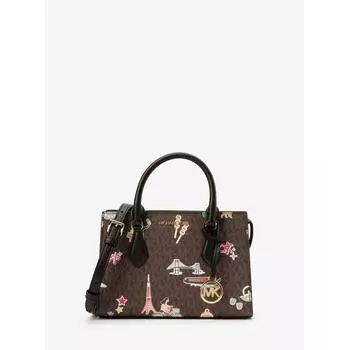 Michael Kors [Japan Limited] TOKYO SHEILA сумка-мешок с центральной молнией маленькая 35F4G6HS5V200 коричневая F