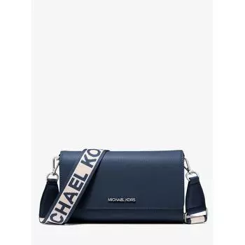 Michael Kors Jet Set Item Zip Around Wallet Crossbody Large 35f3sttc8l410 Navy F