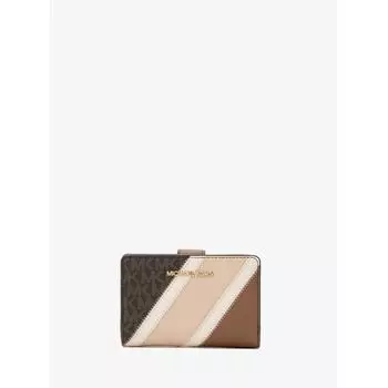 Michael Kors Jet Set Travel Billfold Zip Compact Wallet Medium 35r3gtvf6v2894 Luggage Multi F