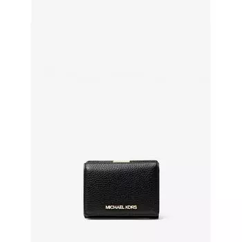MICHAEL KORS JET SET TRAVEL COMPACT WALLET СРЕДНЕГО РАЗМЕРА 35S3GTVE2L1 ЧЕРНЫЙ F