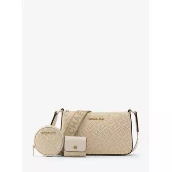 Michael Kors Jet Set Travel Crossbody с Tech Attach, маленькая 35f4gtvc1j2605, светло-кремовый, многоцветный F