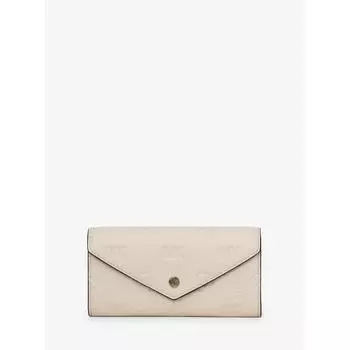 Michael Kors Jet Set Travel Envelope Continental Wallet Large 35r5gtve9l2171 Light Cream F
