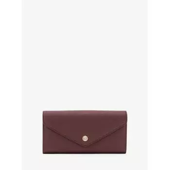 Michael Kors Jet Set Travel Envelope Continental Wallet Large 35f3gtve7l635 Oxblood F