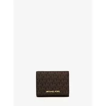 MICHAEL KORS JET SET TRAVEL Компактный кошелек среднего размера MK Signature 35T2GTVE2B200 Коричневый F
