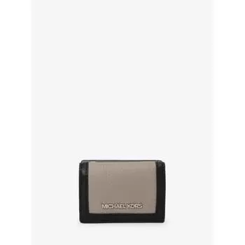 MICHAEL KORS JET SET TRAVEL КОШЕЛЕК НА МОЛНИИ СКЛАДЫВАЮЩИЙСЯ ТРОЙНОЙ, ОЧЕНЬ МАЛЕНЬКИЙ, 35F4STVD0T2633 ЖЕМЧУЖНО-СЕРЫЙ МУЛЬТИ F