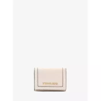 MICHAEL KORS JET SET TRAVEL КОШЕЛЕК С МОЛНИЕЙ, СКЛАДЫВАЮЩИЙСЯ В ТРИ СЛОЖЕНИЯ, ОЧЕНЬ МАЛЕНЬКИЙ РАЗМЕР 35F3GTVD0L2171 СВЕТЛО-КРЕМОВЫЙ F