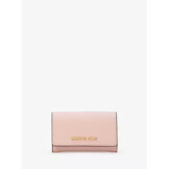 Michael Kors Jet Set Travel Slim Business Card Case 35h6gtvd2l7278 Powder Blush F
