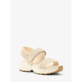Michael Kors Katrina Hybrid Slide Sandals 49s4kafs3d2605 Light Cream Multi 5