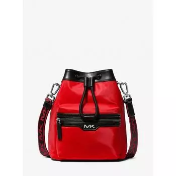 Michael Kors Lautner Nylon Bucket Bag Mini 37f4lknc1o2610 Bright Red F