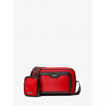 Michael Kors Lautner Nylon Camera Bag 37f4lknm1b2610 Bright Red F