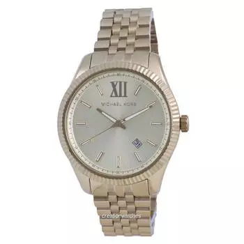Michael Kors Lexington Кварцевые мужские часы с золотым циферблатом MK8857 золотой