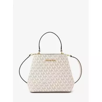Michael Kors Pratt Bucket Cross Body Small Mk Signature 35s4g3fm5b2605 Светло-кремовый Multi F