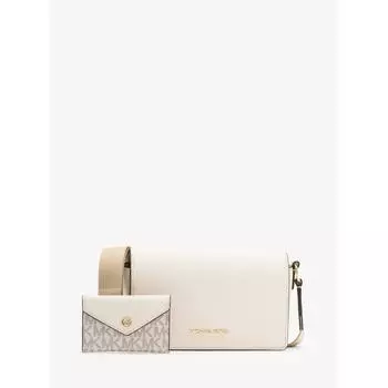 Michael Kors Vincent Crossbody с футляром для карточек, маленькая 35f4g2vc5l2171 светло-кремовая F