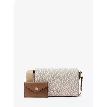 Michael Kors Vincent Crossbody With Card Case Small 35f4g2vc5b150 Vanilla F